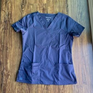 XS navy scrub set